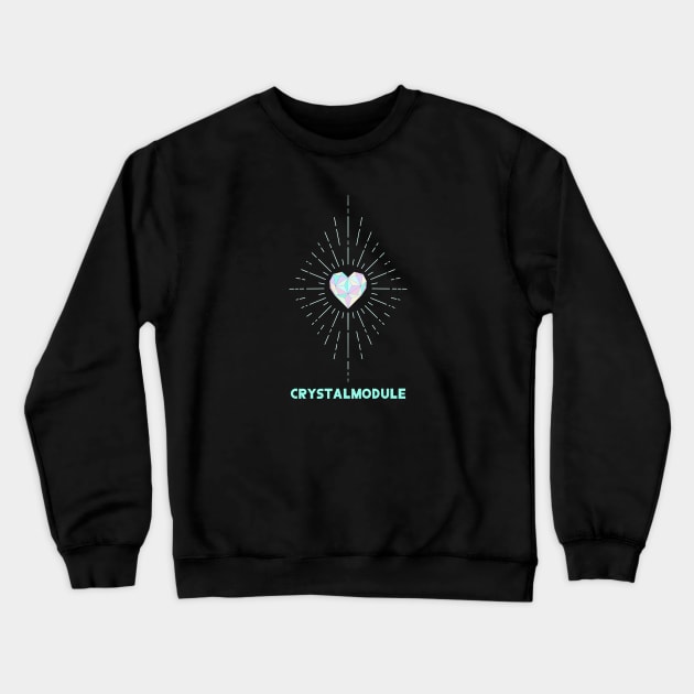 CRYSTALMODULE Crewneck Sweatshirt by Oiyo